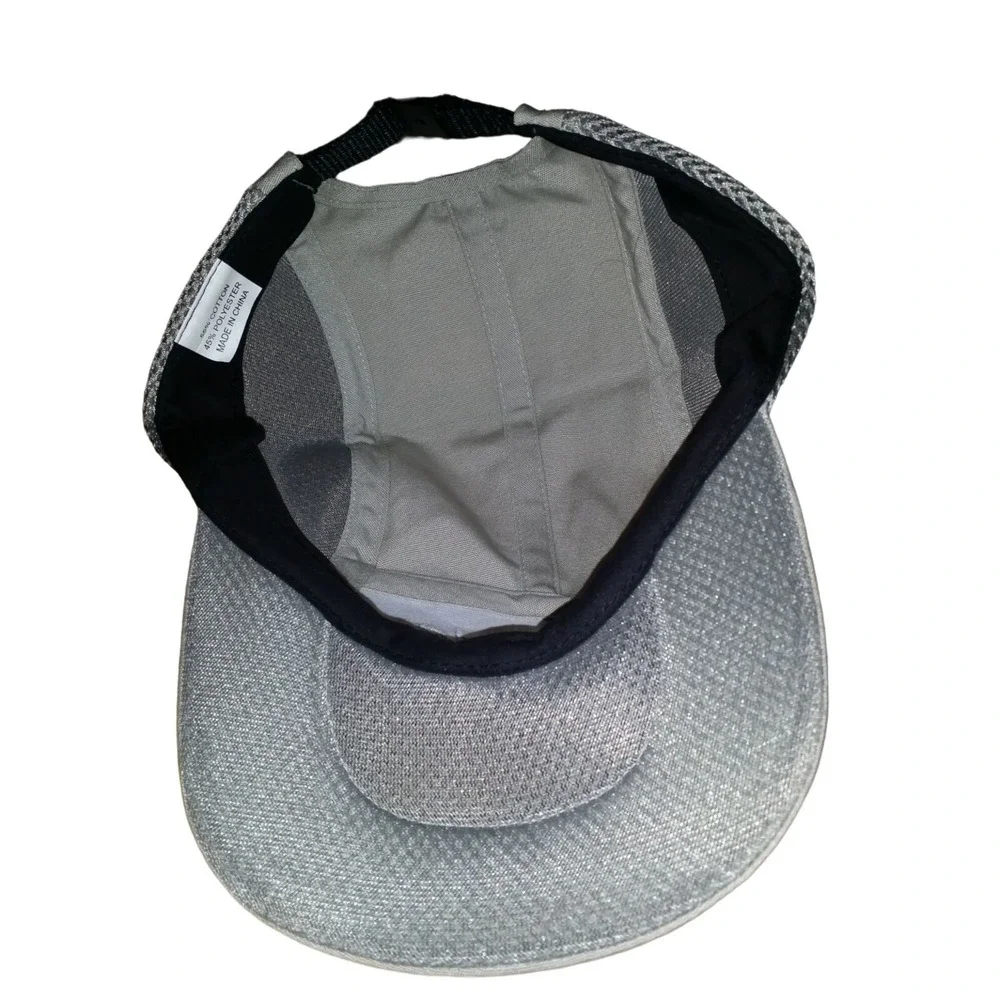 Lot 2 Florida Mesh Fishing Hats Gray Strapback Caps Casual Outdoors Mens OS Set!